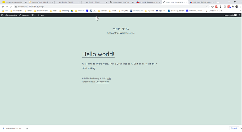 File:Lab6 wordpress default blog.png