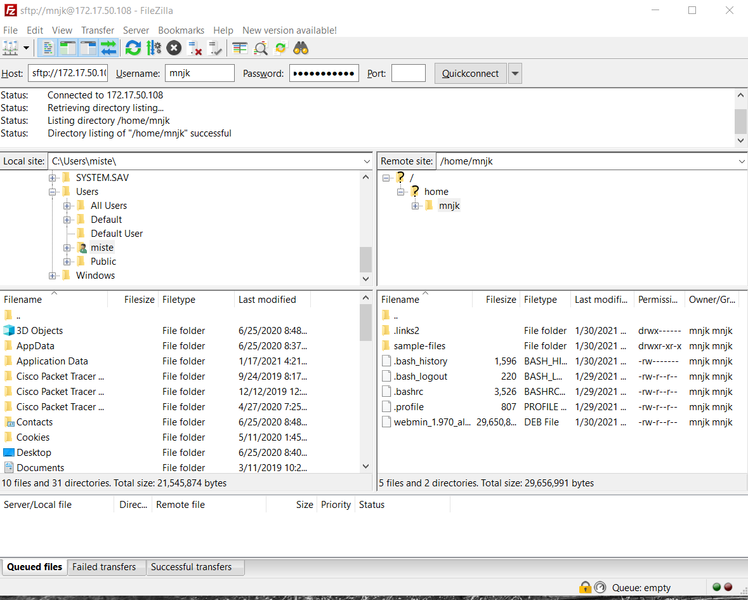 File:Lab1 filezillaconnected.png